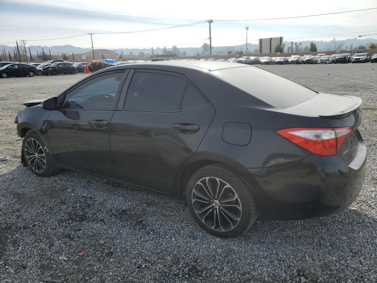 2015 Toyota Corolla VIN 5YFBURHE8FP235634 Copart auction photo, front end damage thumbnail 2