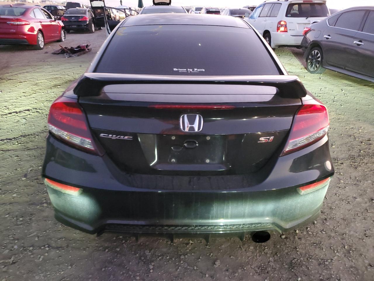 2015 Honda Civic VIN 2HGFG4A52FH700406 Copart auction photo, rear end damage thumbnail 6