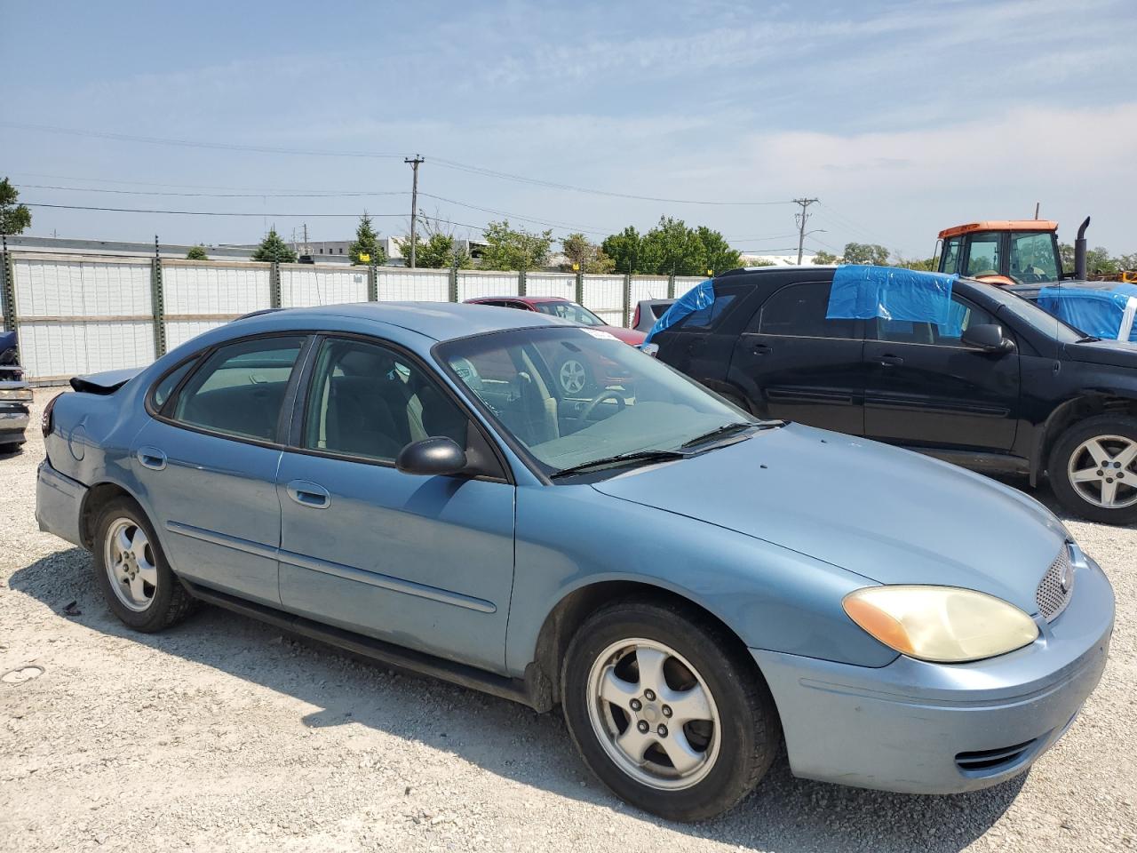 2007 Ford Taurus VIN 1FAFP53U97A114672 Copart auction photo, rear end damage thumbnail 4