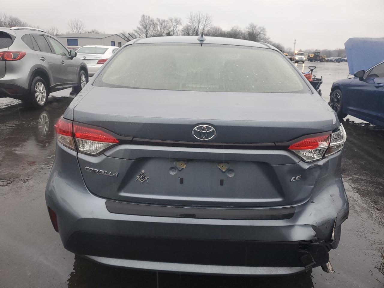 2020 Toyota Corolla VIN JTDEPRAE2LJ079069 Copart auction photo, rear end damage thumbnail 6