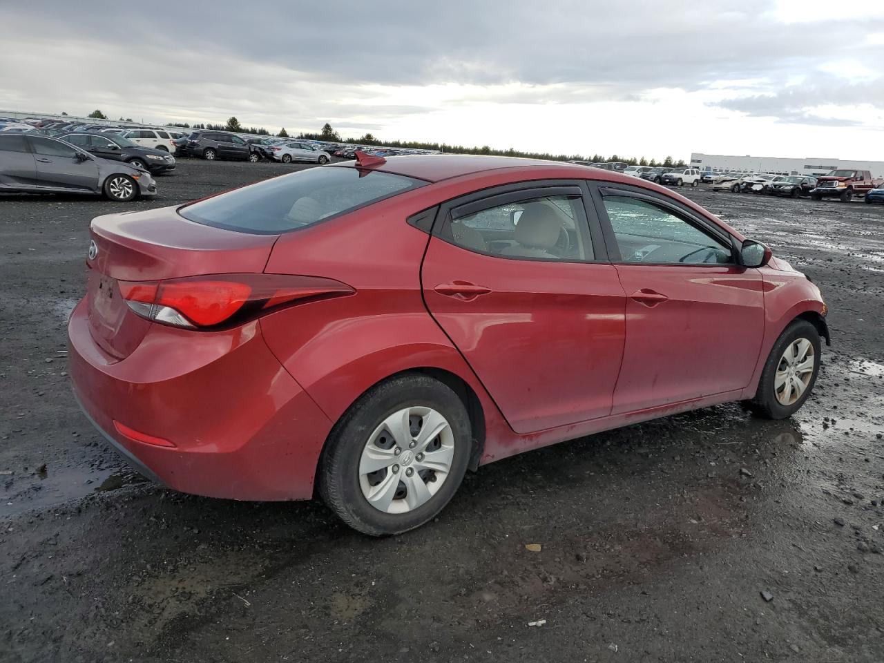 2016 Hyundai Elantra VIN 5NPDH4AE8GH771539 Copart auction photo, front end damage thumbnail 3