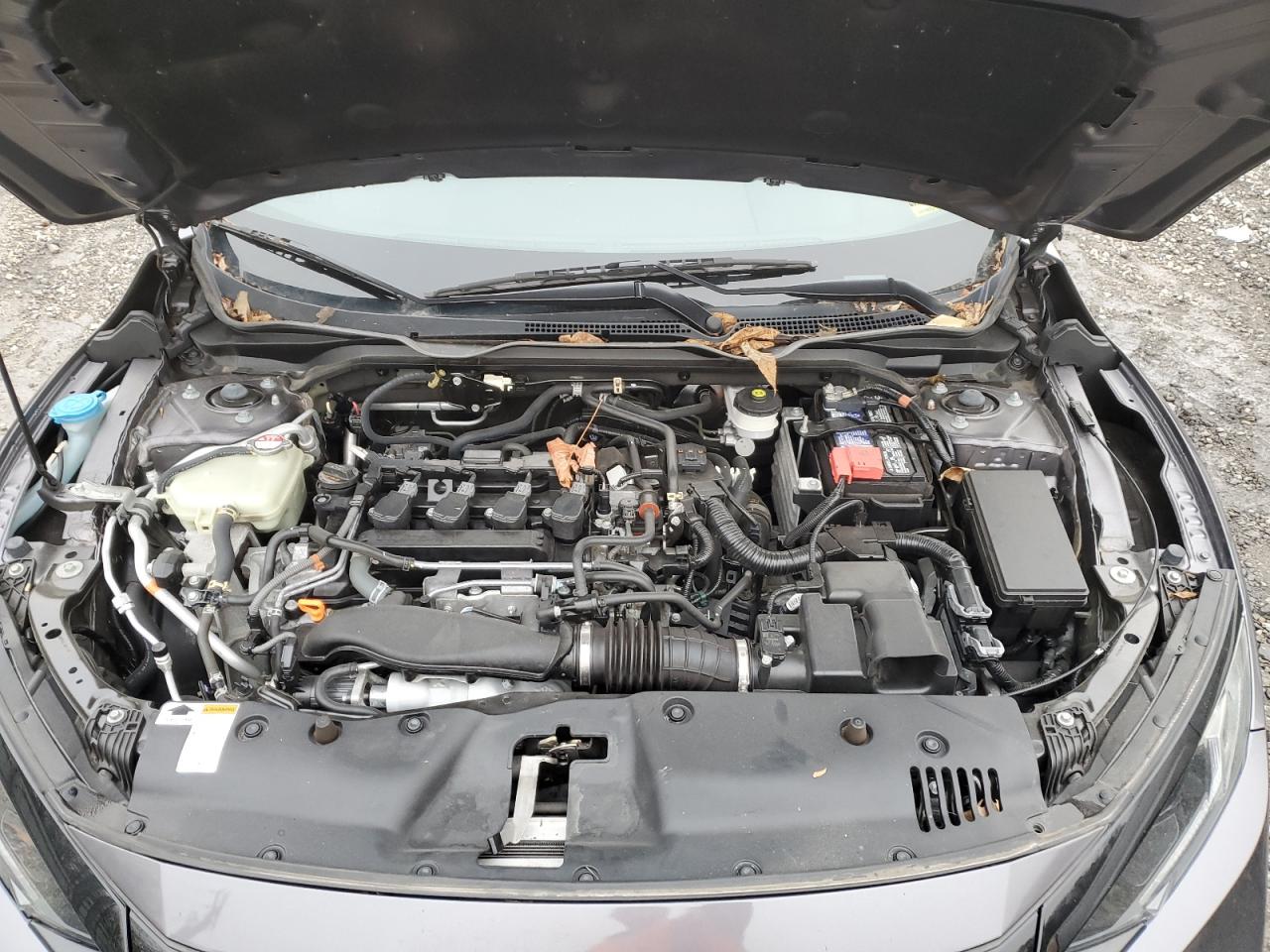2021 Honda Civic VIN 19XFC1F32ME206250 Copart auction photo, side / rear end damage thumbnail 11