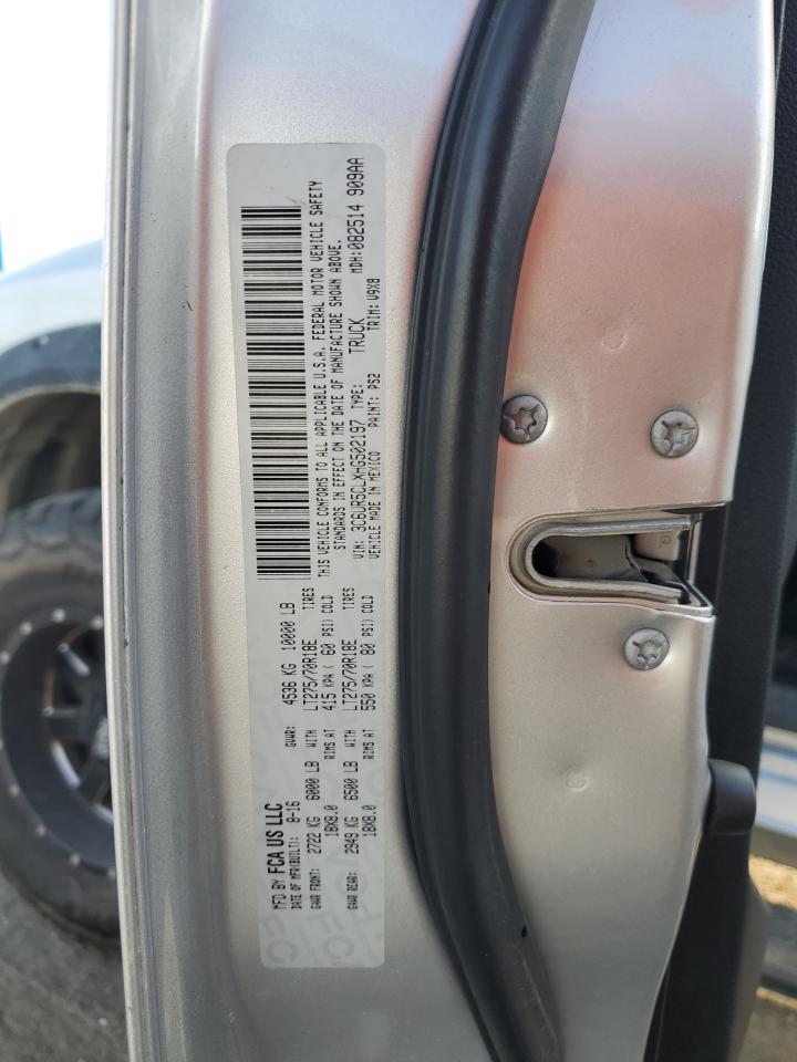 2017 RAM 2500 VIN 3C6UR5CLXHG502197 Copart auction photo, front end / rear end damage thumbnail 12