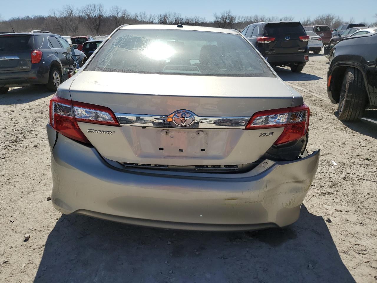 2014 Toyota Camry VIN 4T4BF1FK3ER408712 Copart auction photo, undercarriage / rear end damage thumbnail 6