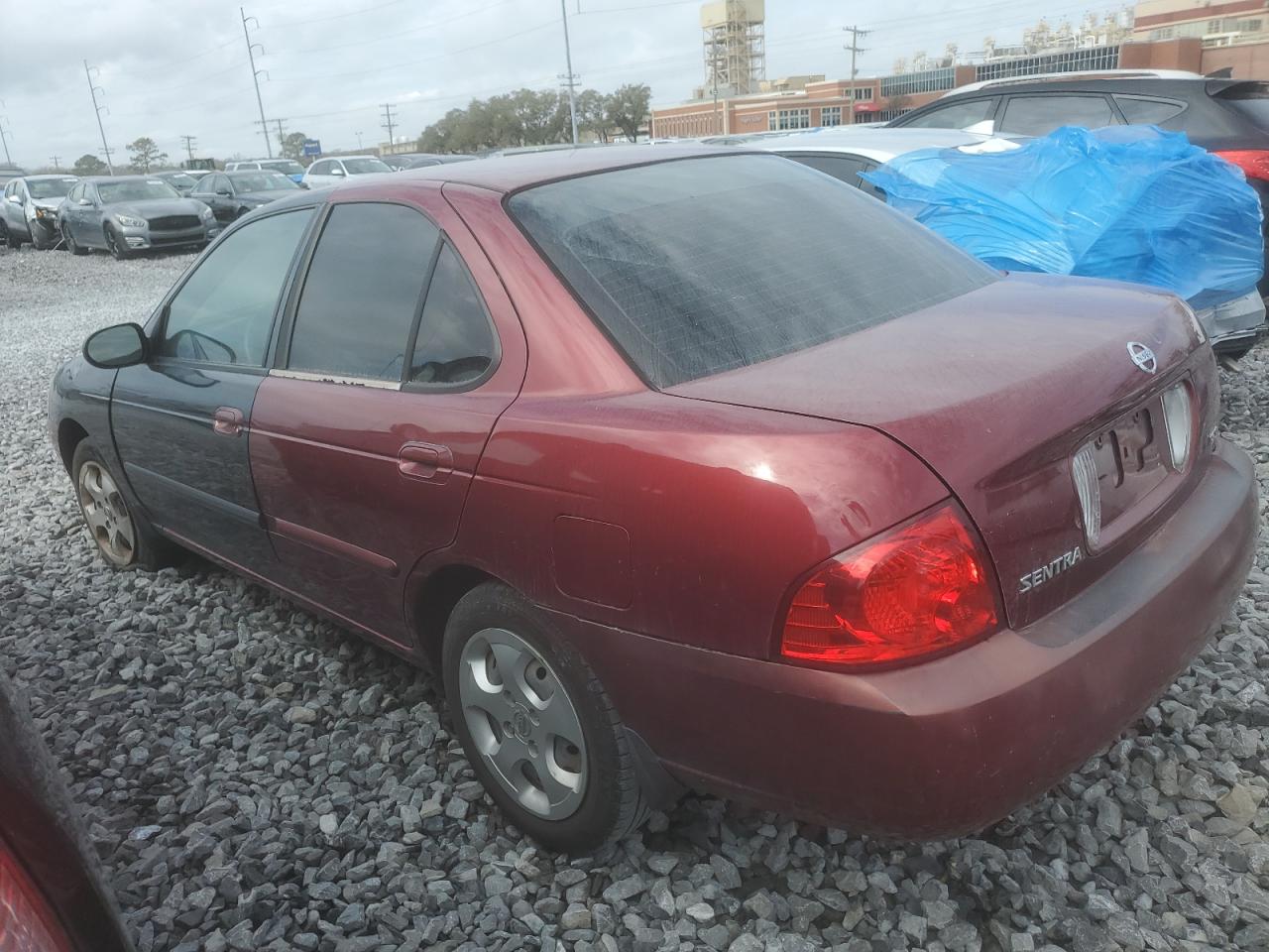 2005 Nissan Sentra VIN 3N1CB51D85L580102 Copart auction photo, front end / side damage thumbnail 2