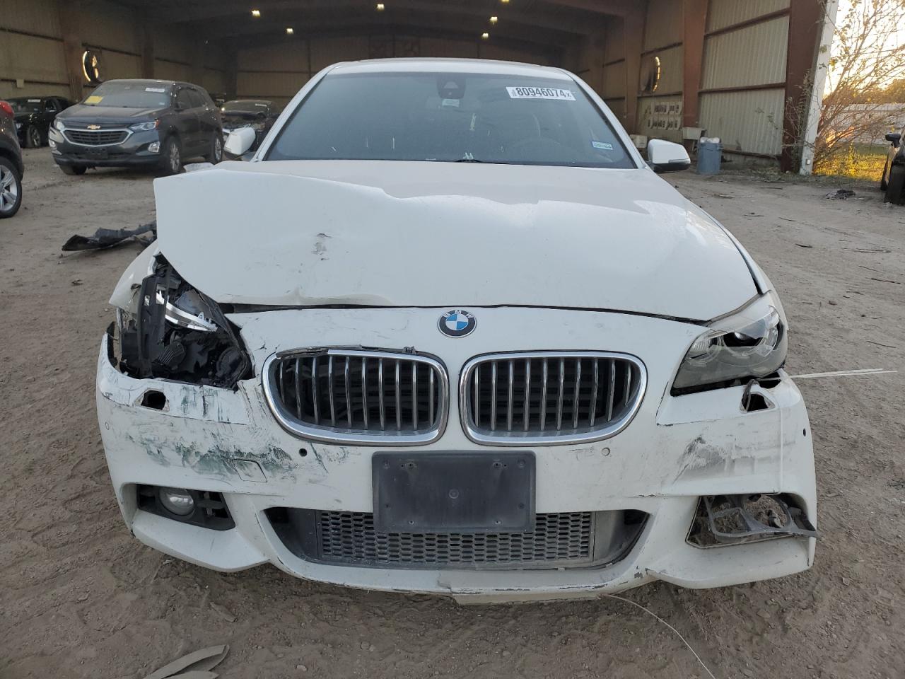 2014 BMW 5er VIN WBA5B1C50ED476212 Copart auction photo, rear end / front end damage thumbnail 5