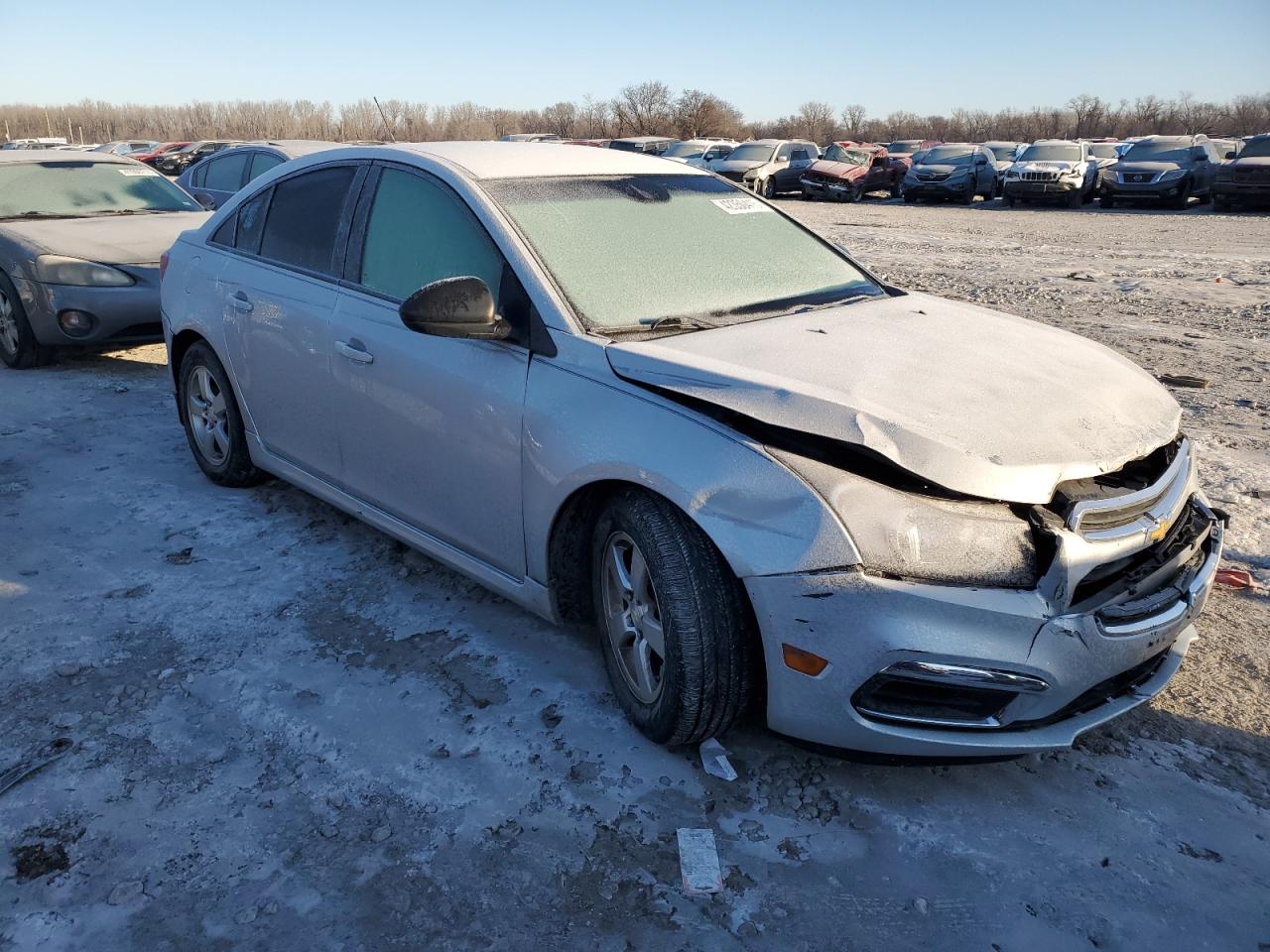 2015 Chevrolet Cruze VIN 1G1PA5SH6F7267485 Copart auction photo, front end / rear end damage thumbnail 4