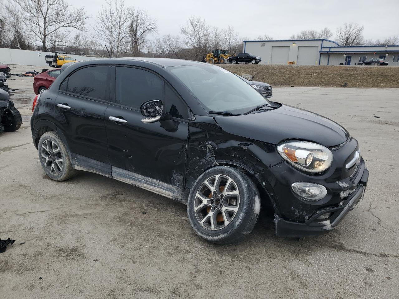 2016 Fiat 500 VIN ZFBCFXCT0GP378964 Copart auction photo, front end / side damage thumbnail 4