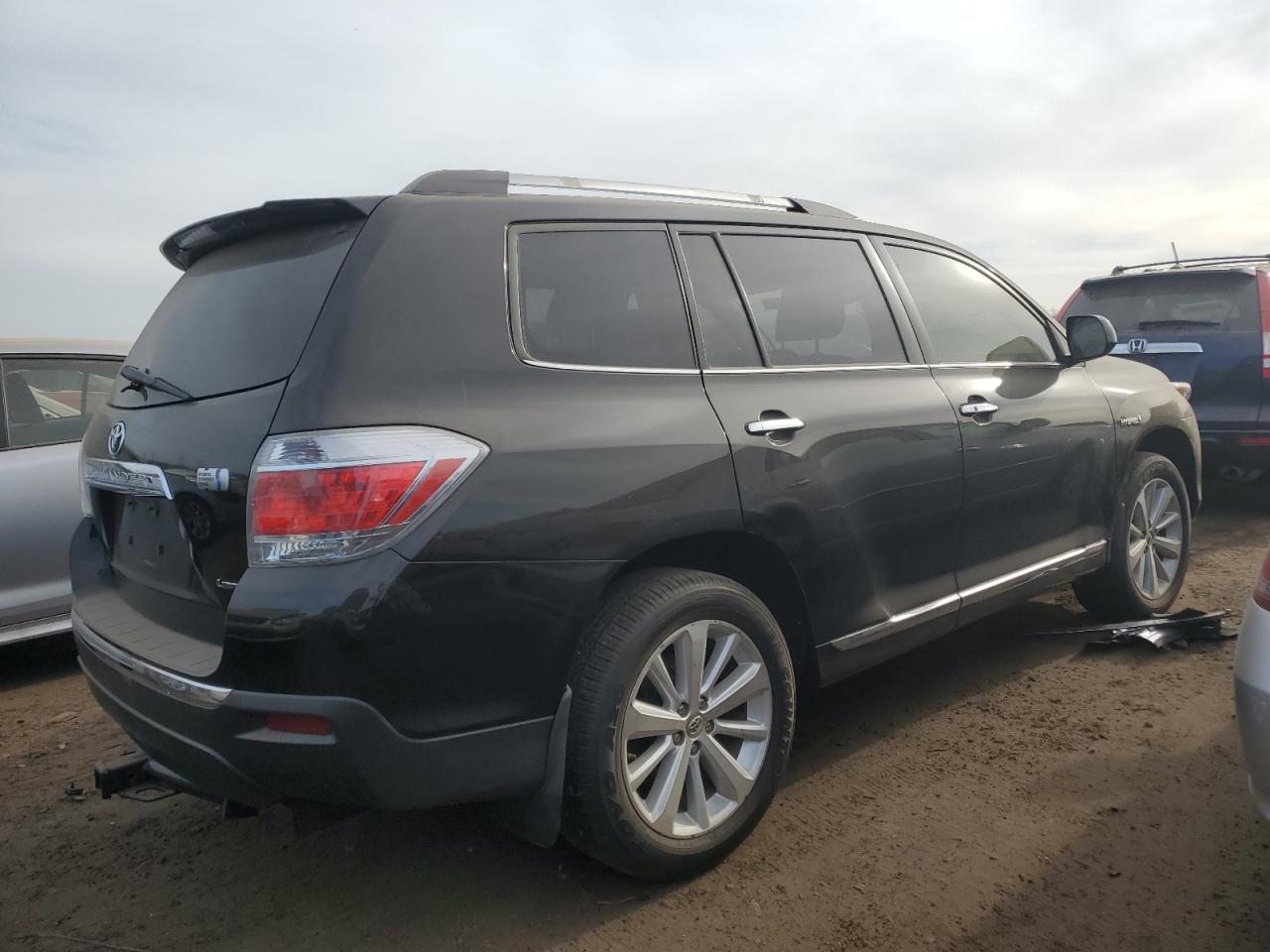 2013 Toyota Highlander VIN JTEDC3EH3D2013193 Copart auction photo, all over / mechanical damage thumbnail 3