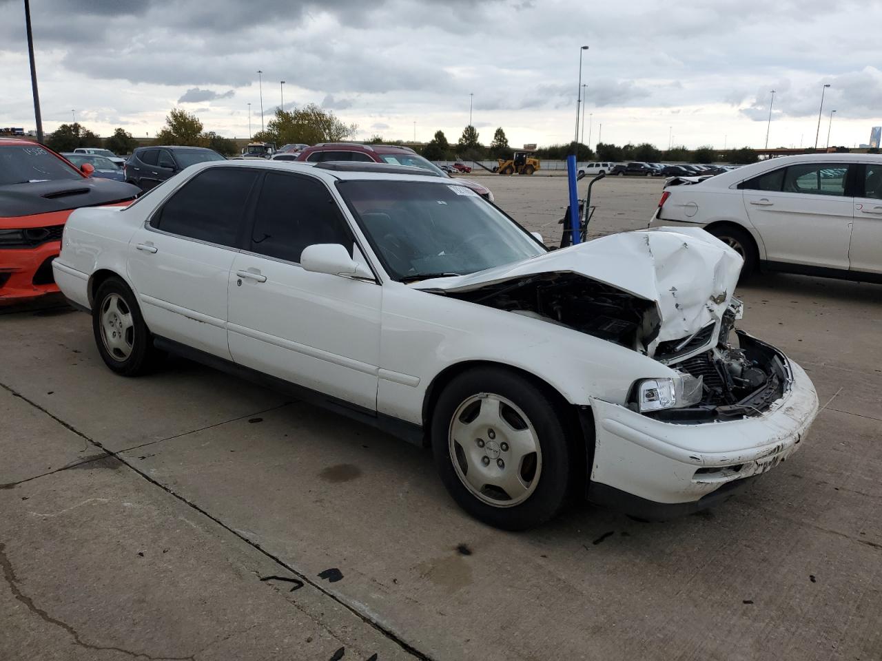 1995 Acura Legend VIN JH4KA7663SC007776 Copart auction photo, front end / hail damage thumbnail 4