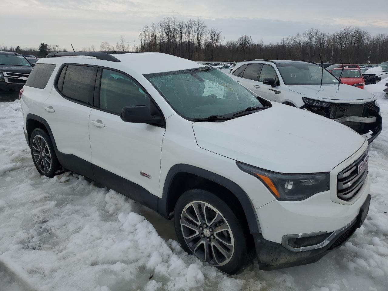 2019 GMC Acadia VIN 1GKKNVLS6KZ215101 Copart auction photo, side / front end damage thumbnail 4