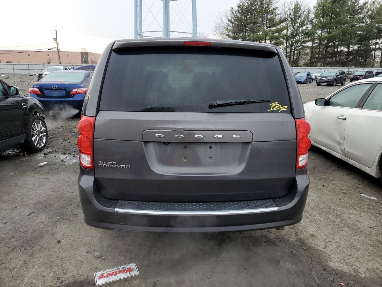2018 Dodge Caravan VIN 2C4RDGBG0JR225380 Copart auction photo, front end / minor dent/scratches damage thumbnail 6