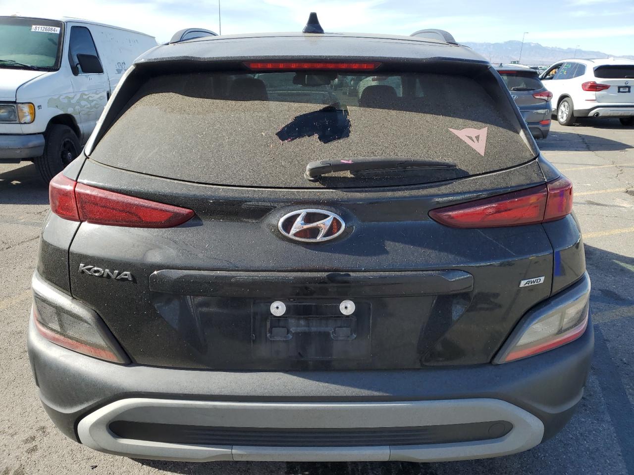 2022 Hyundai Kona VIN KM8K6CAB3NU786512 Copart auction photo, minor dent/scratches damage thumbnail 6
