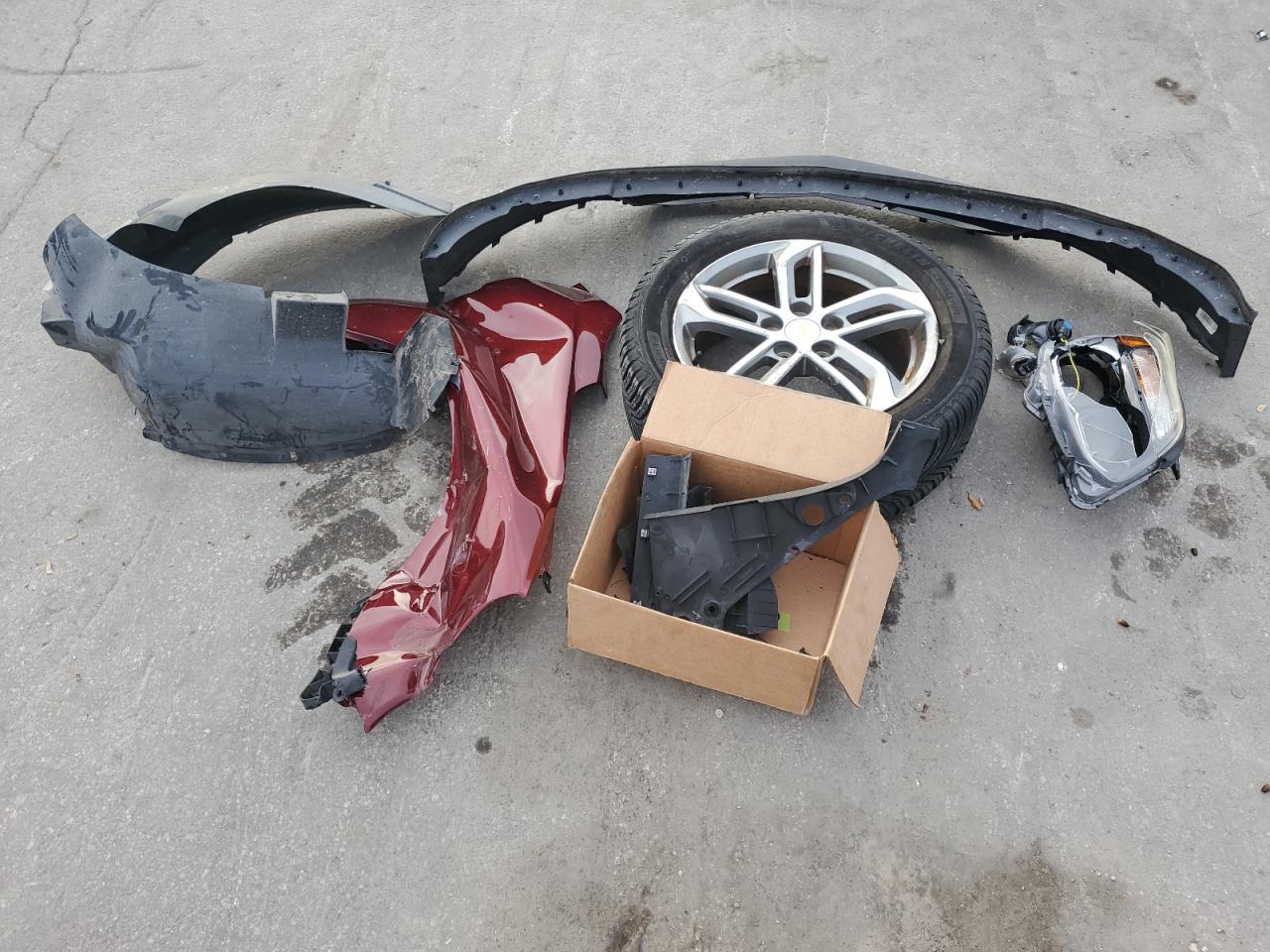 2017 Chevrolet Equinox VIN 2GNALDEK2H1519135 Copart auction photo, front end / side damage thumbnail 13