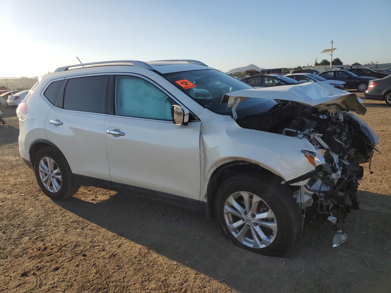 2016 Nissan Rogue VIN 5N1AT2MT4GC851802 Copart auction photo, front end damage thumbnail 4
