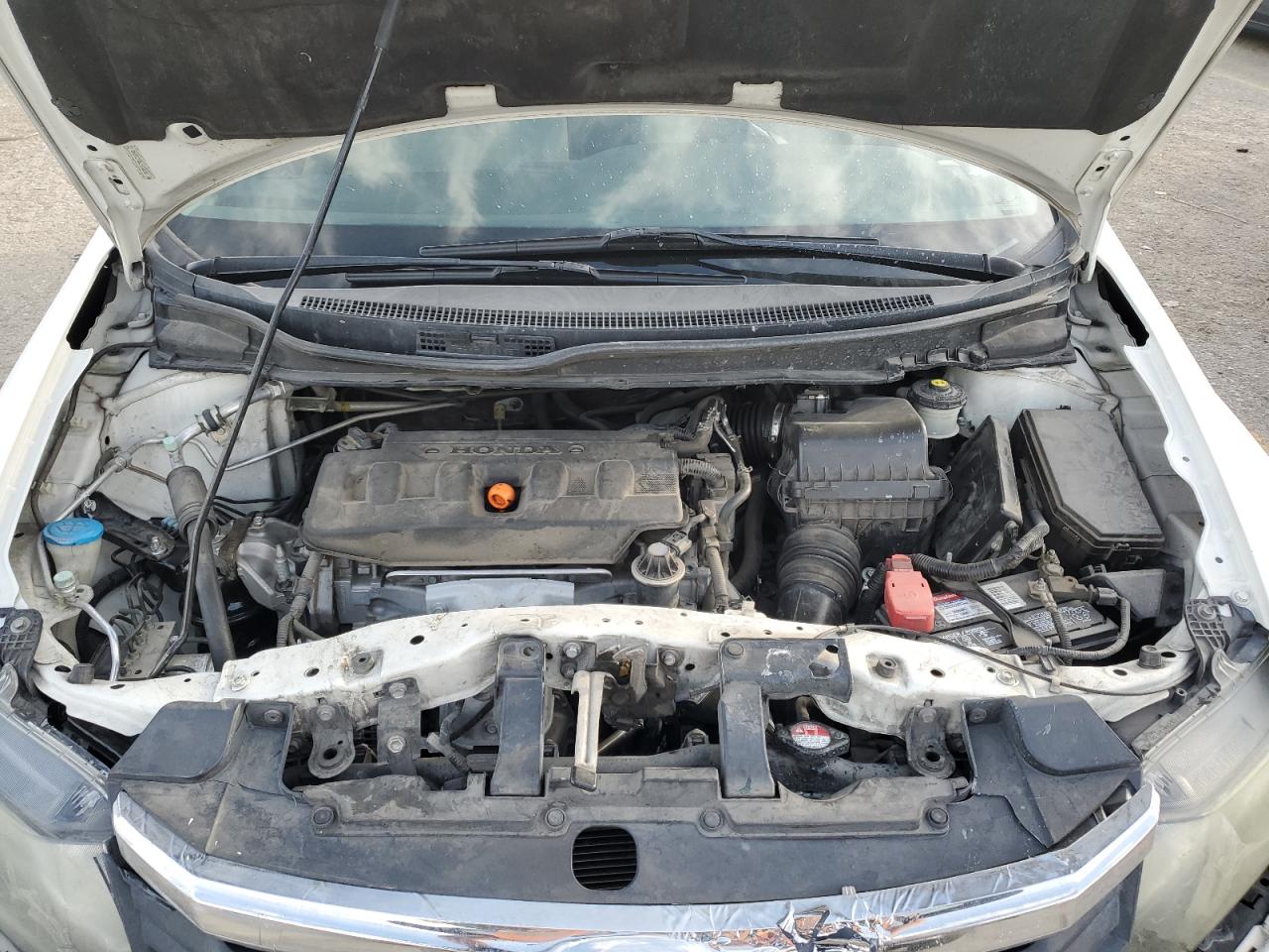 2012 Honda Civic VIN 2HGFB2F86CH330353 Copart auction photo, front end damage thumbnail 11