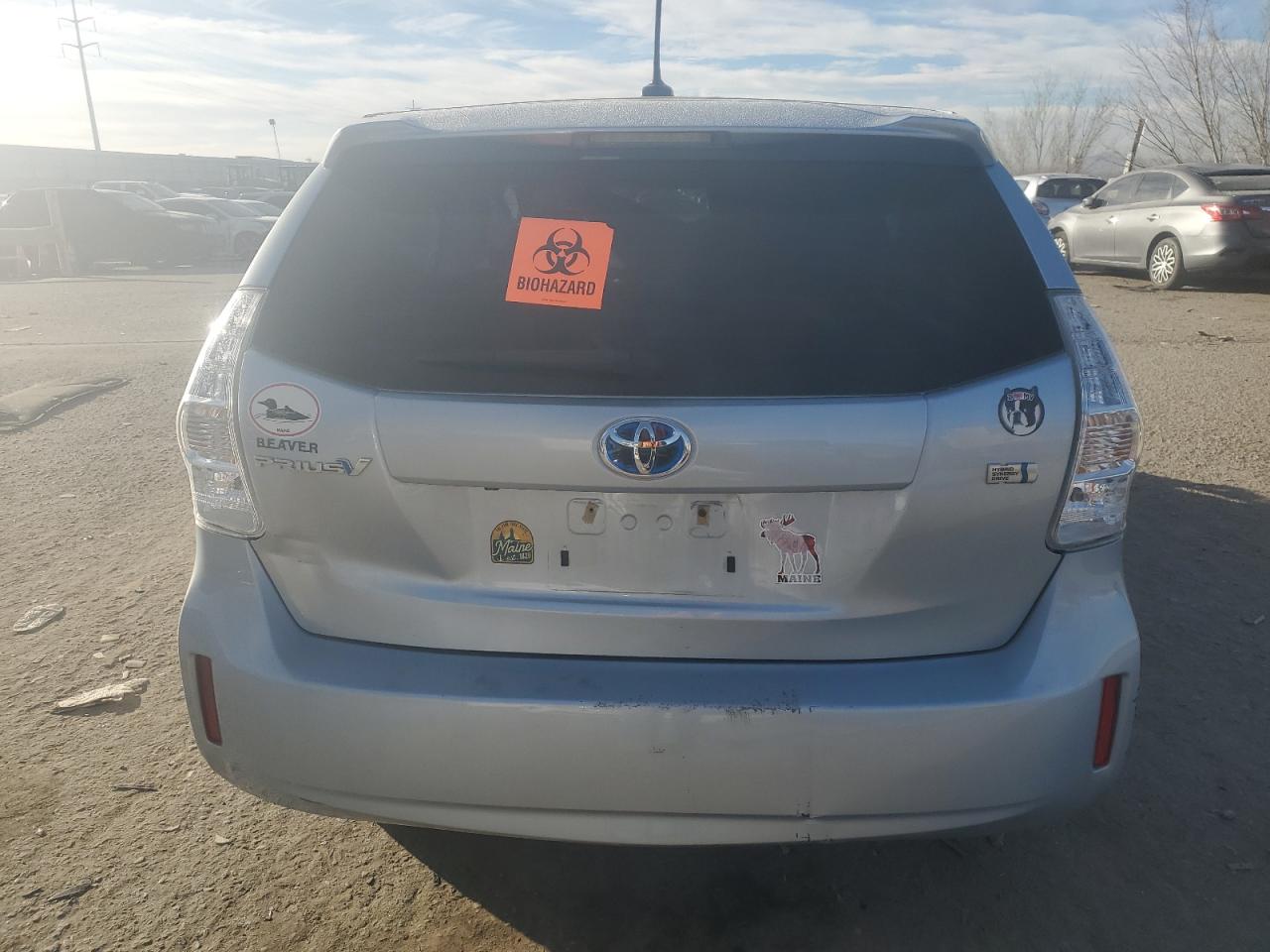 2014 Toyota Prius VIN JTDZN3EU2E3361001 Copart auction photo, front end damage thumbnail 6