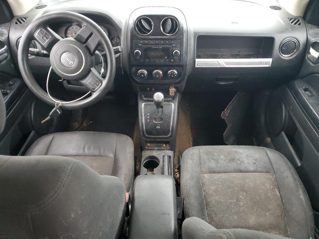 2014 Jeep Compass VIN 1C4NJDBB0ED538190 Copart auction photo, rear end / front end damage thumbnail 8