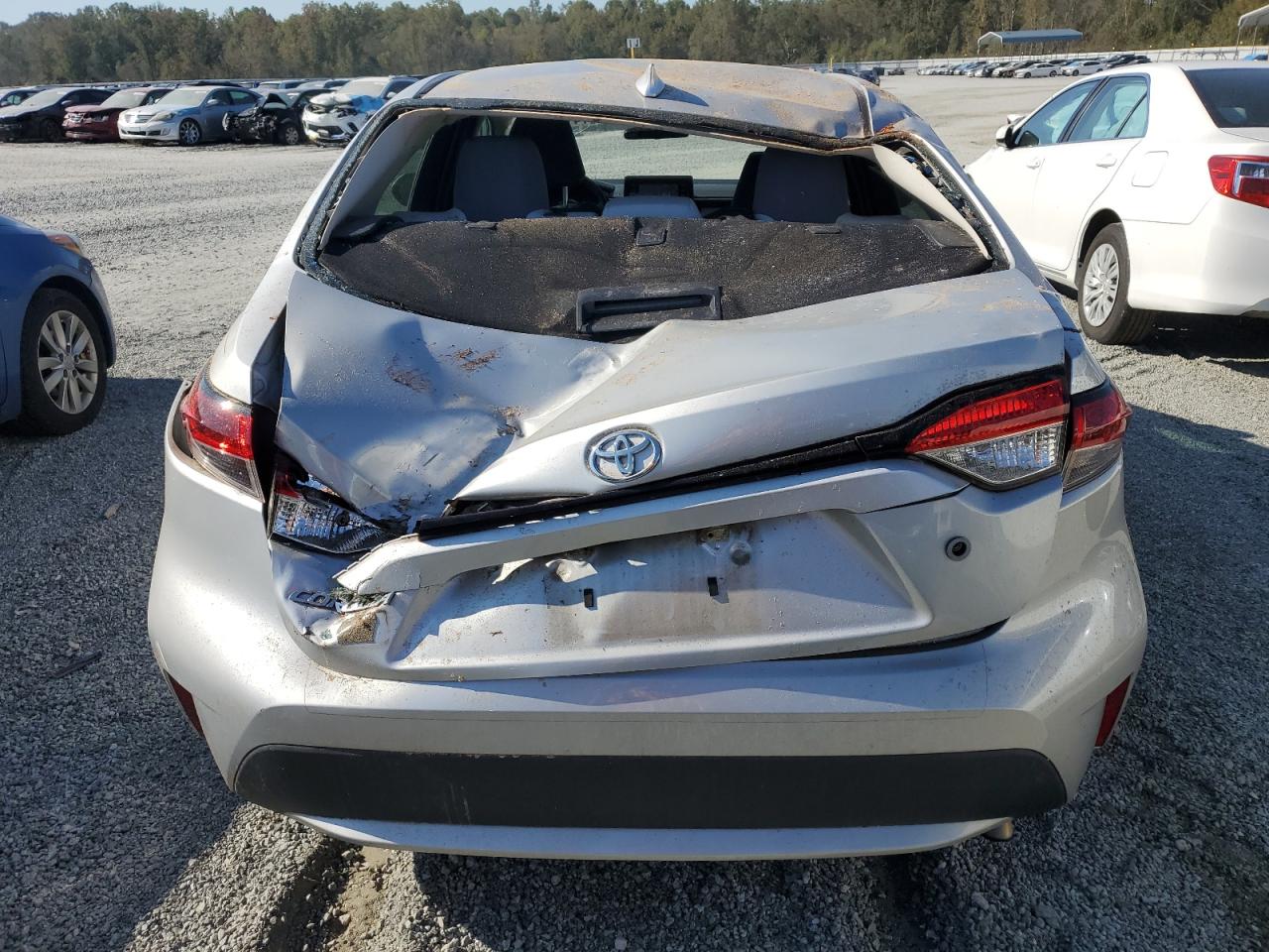 2020 Toyota Corolla VIN 5YFDPRAE8LP015237 Copart auction photo, top/roof damage thumbnail 6