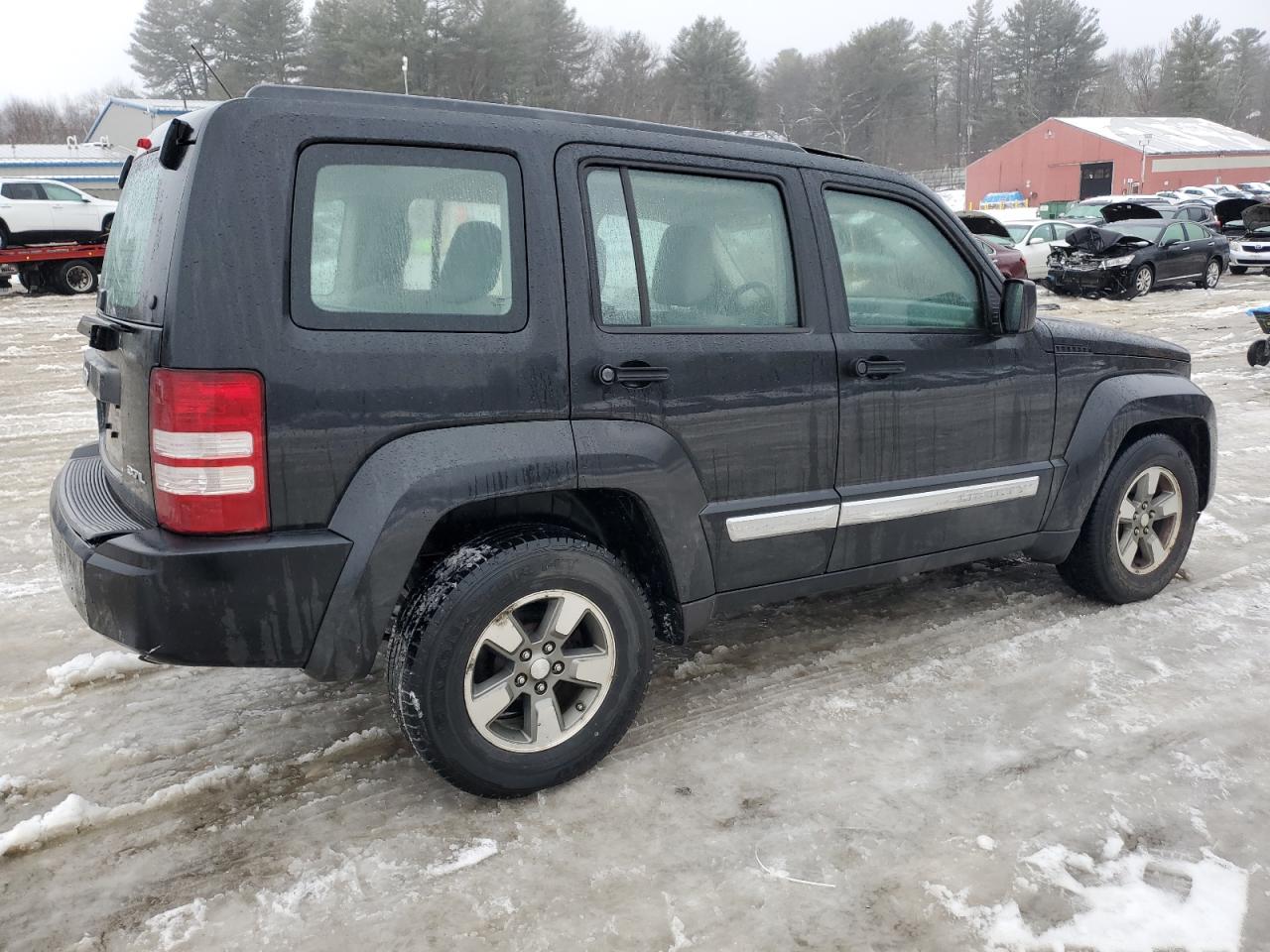2008 Jeep Liberty (North America) VIN 1J8GN28K88W201485 Copart auction photo, front end / side damage thumbnail 3