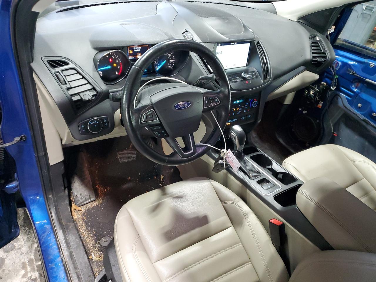 2019 Ford Escape VIN 1FMCU9HD9KUC33198 Copart auction photo, front end / side damage thumbnail 8