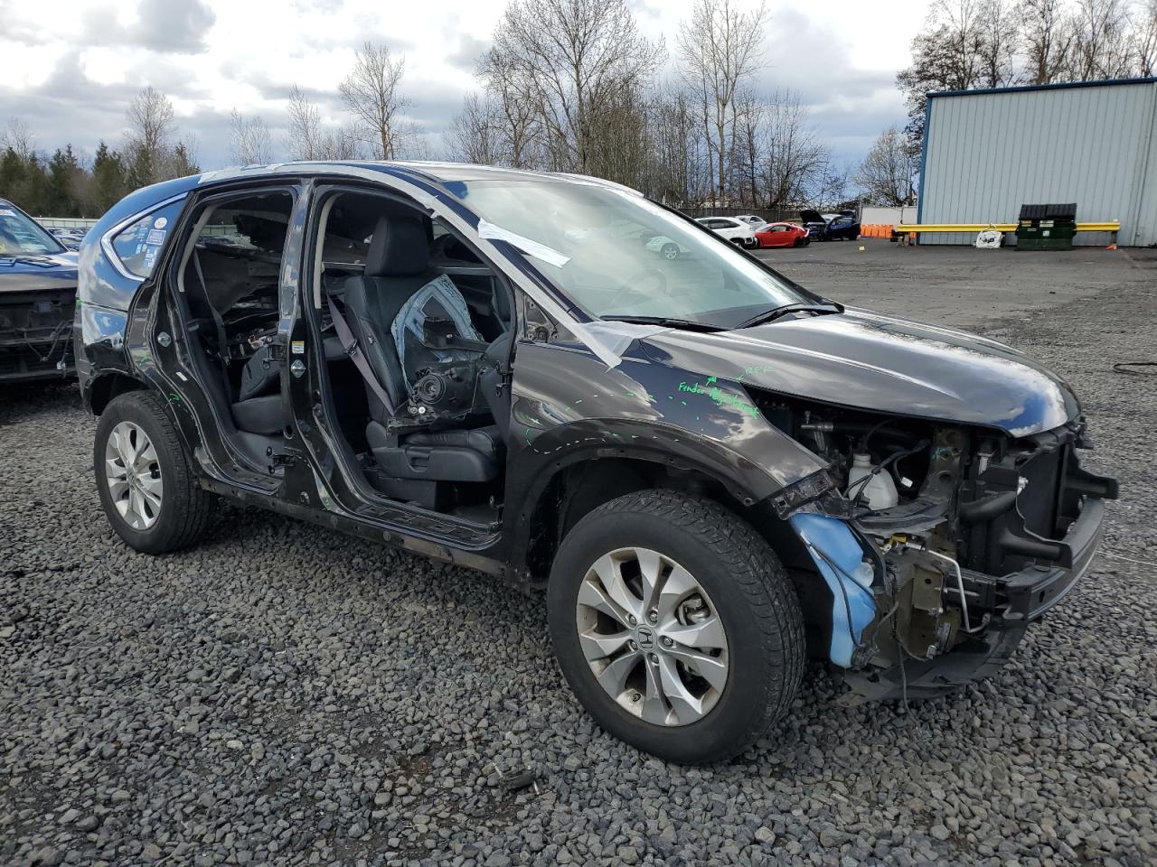 2013 Honda CR-V VIN 5J6RM4H70DL005069 Copart auction photo, all over damage thumbnail 4