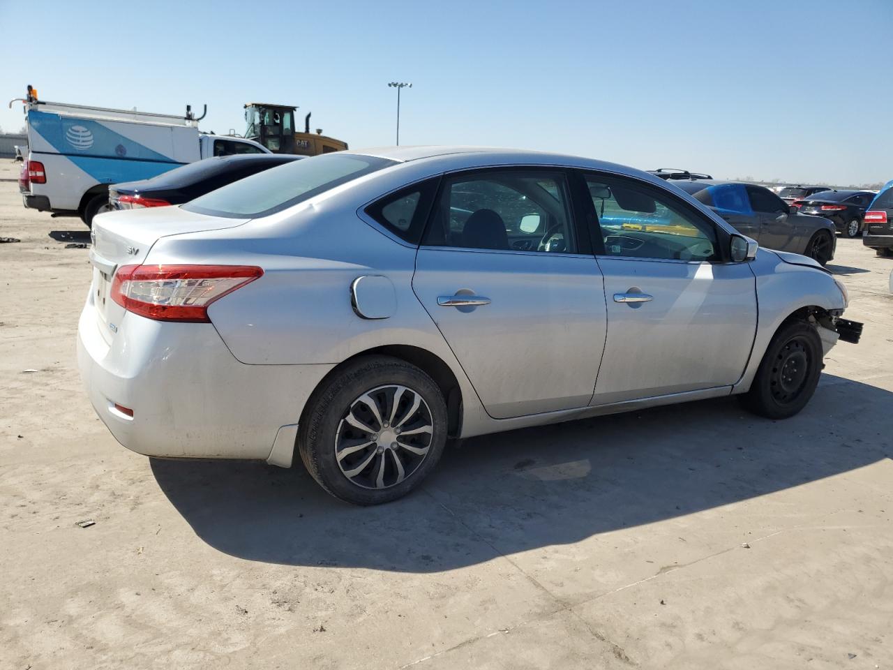 2013 Nissan Sentra VIN 1N4AB7APXDN907128 Copart auction photo, front end damage thumbnail 3
