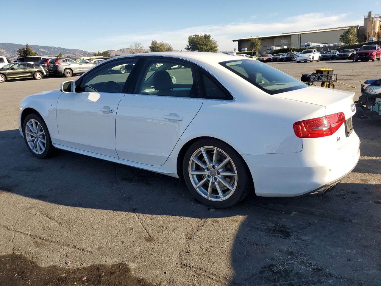 2014 Audi A4 VIN WAUFFAFL7EA083828 Copart auction photo, rear end damage thumbnail 2