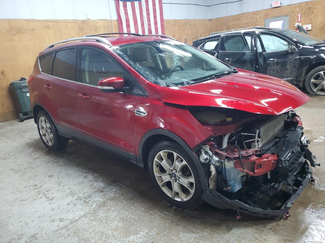 2015 Ford Escape VIN 1FMCU9J92FUC79791 Copart auction photo, front end / minor dent/scratches damage thumbnail 4