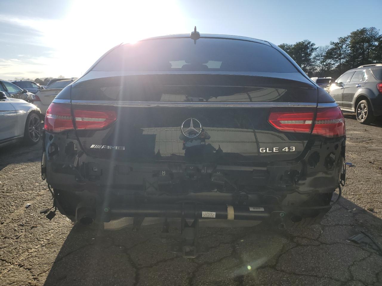 2018 Mercedes-Benz GLE VIN 4JGED6EB5JA100657 Copart auction photo, front end / rear end damage thumbnail 6