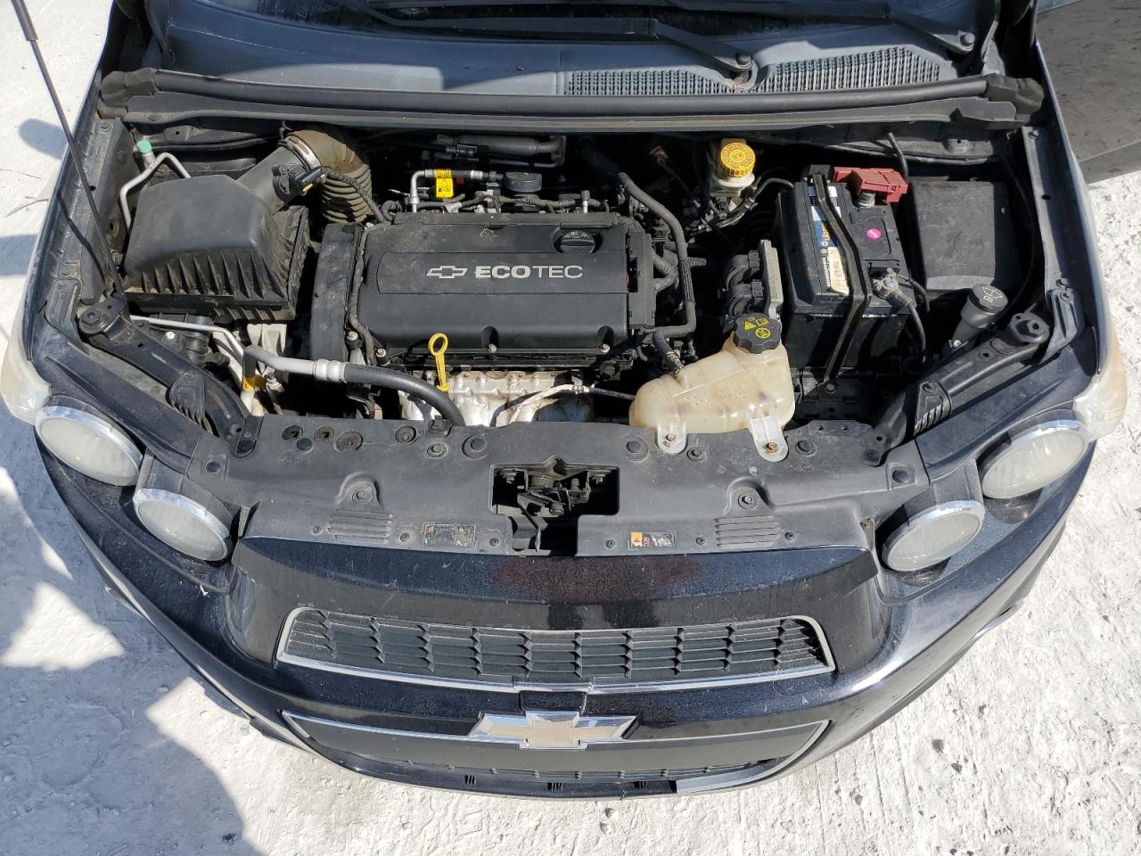 2012 Chevrolet Sonic VIN 1G1JE6SH9C4130554 Copart auction photo, top/roof damage thumbnail 11