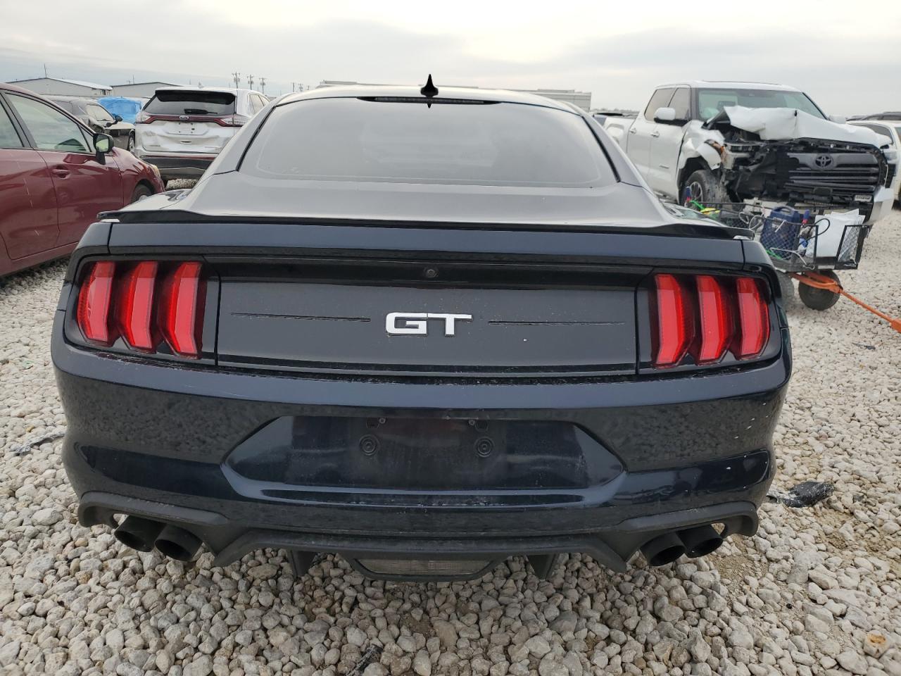 2021 Ford Mustang VIN 1FA6P8CF4M5113503 Copart auction photo, front end / minor dent/scratches damage thumbnail 6