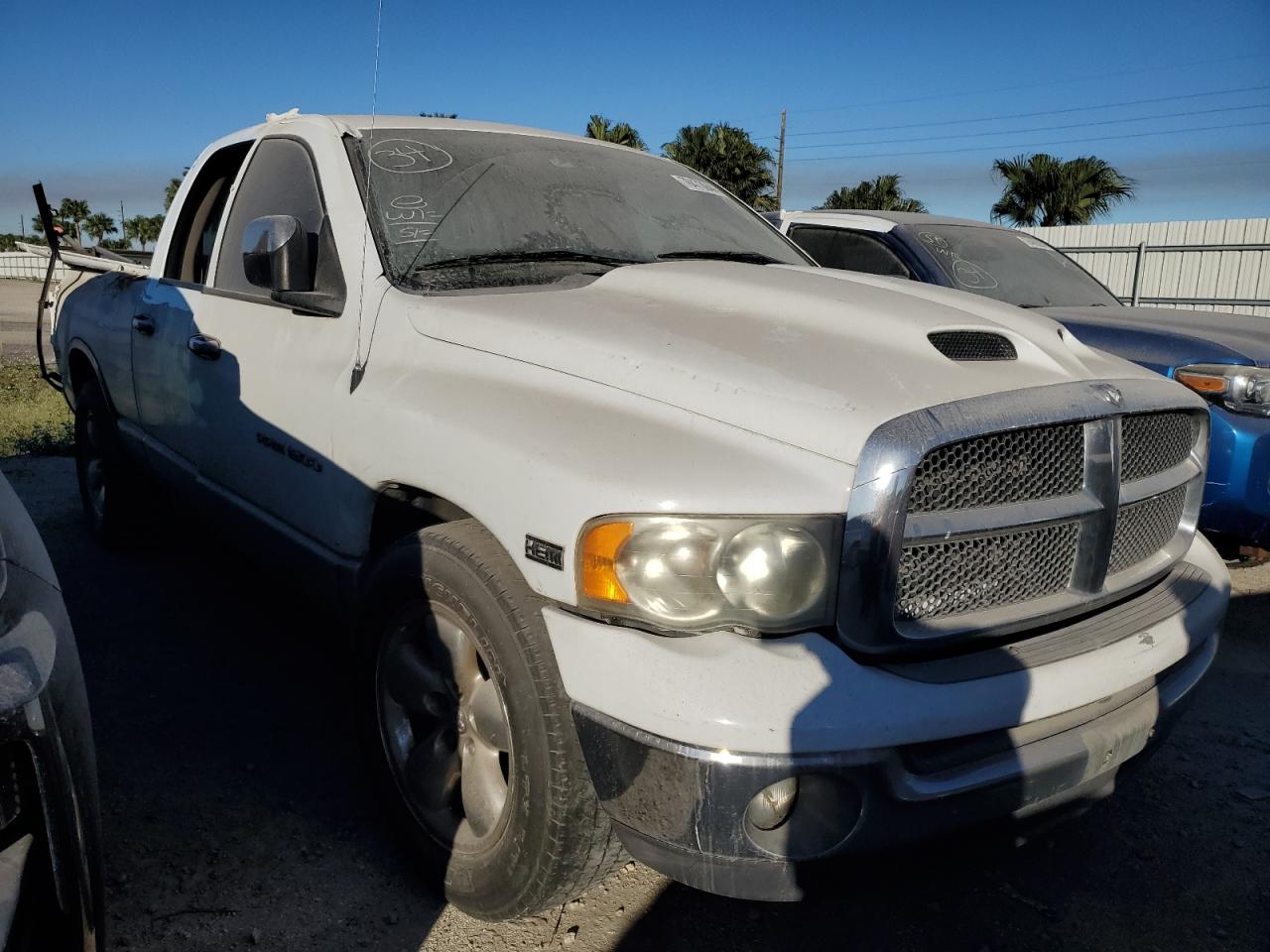 2003 Dodge RAM VIN 1D7HA18D73S243221 Copart auction photo, water/flood / rear end damage thumbnail 4