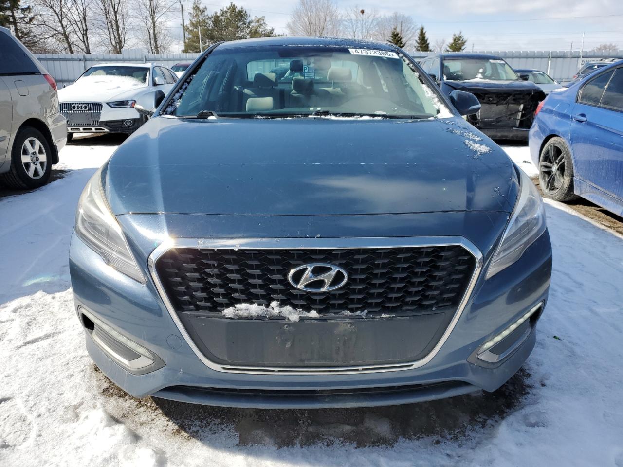 2016 Hyundai Sonata VIN KMHE24L11GA008412 Copart auction photo, mechanical damage thumbnail 5