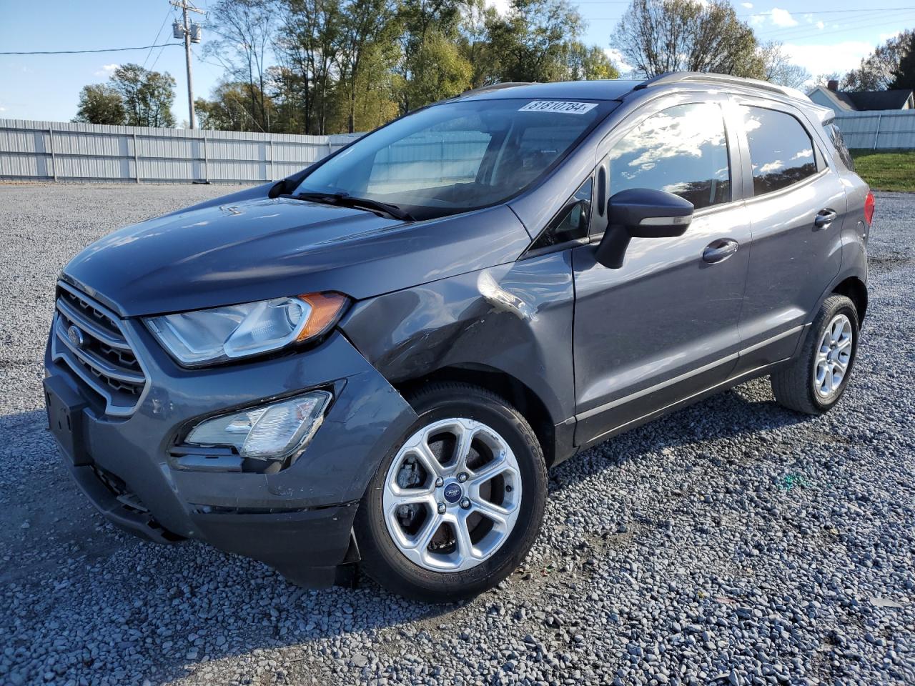 2019 Ford EcoSport VIN MAJ6S3GL4KC303988