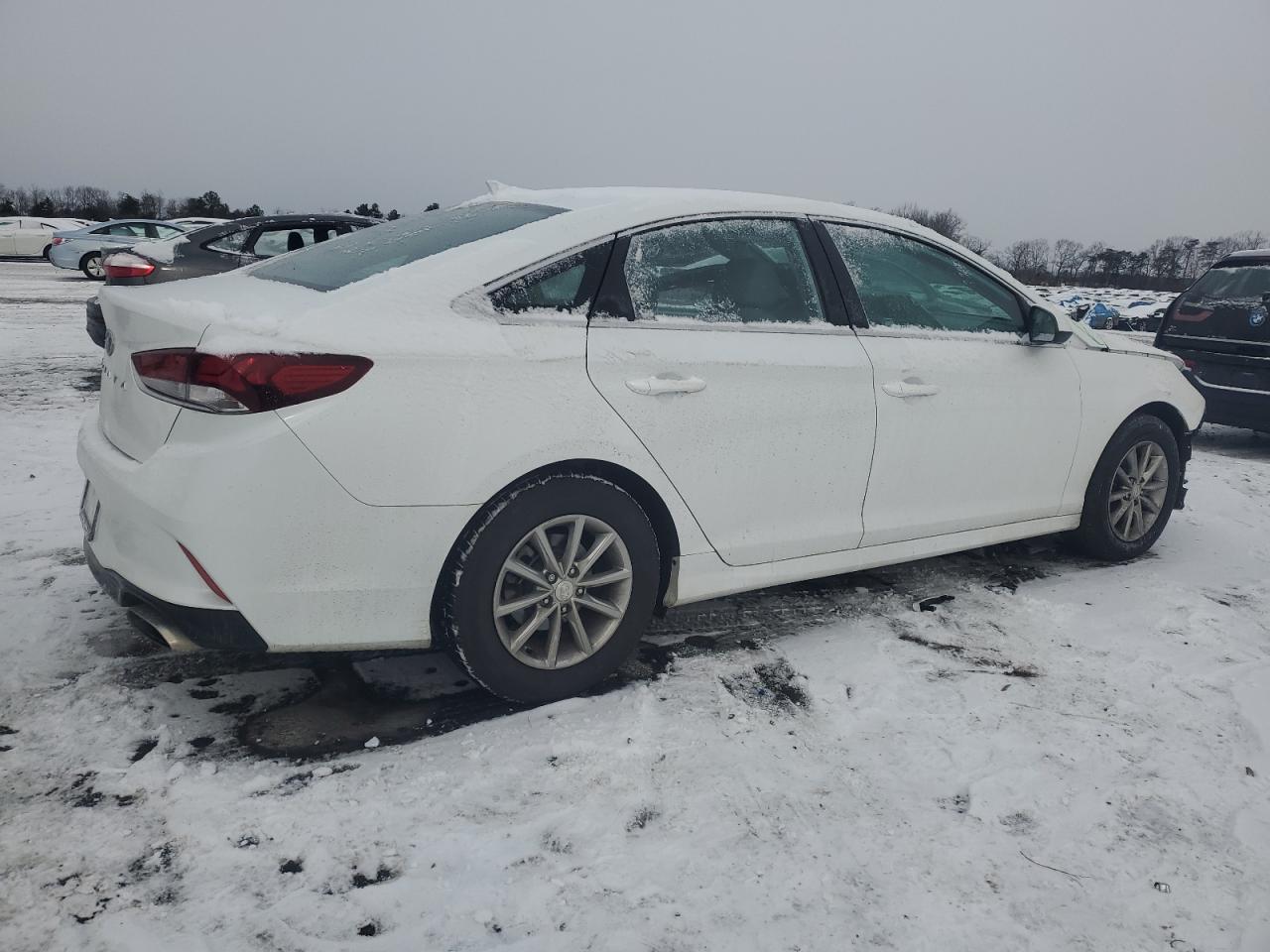 2019 Hyundai Sonata VIN 5NPE24AF5KH788483 Copart auction photo, front end / side damage thumbnail 3