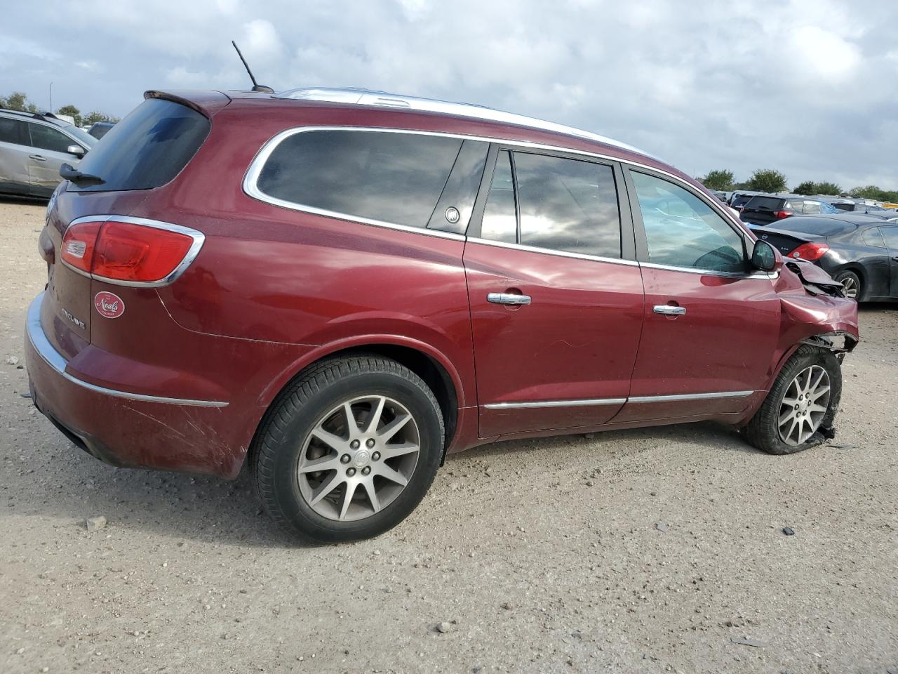 2015 Buick Enclave VIN 5GAKRBKD0FJ246657 Copart auction photo, front end damage thumbnail 3