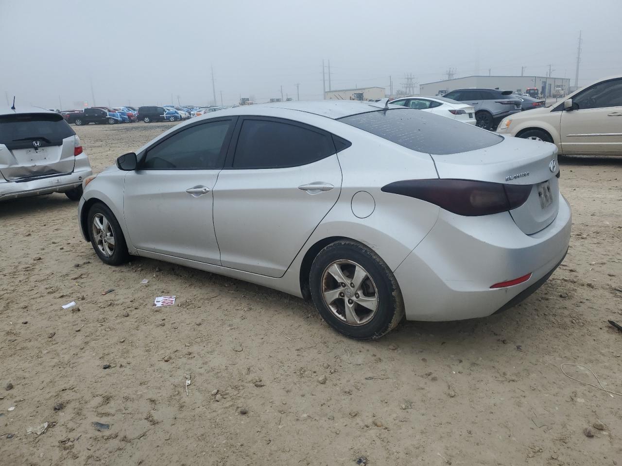 2015 Hyundai Elantra VIN 5NPDH4AE2FH621859 Copart auction photo, mechanical / minor dent/scratches damage thumbnail 2