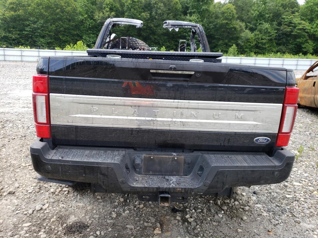 2021 Ford F250 VIN 1FT7W2BT2MEC59243 Copart auction photo, burn damage thumbnail 6