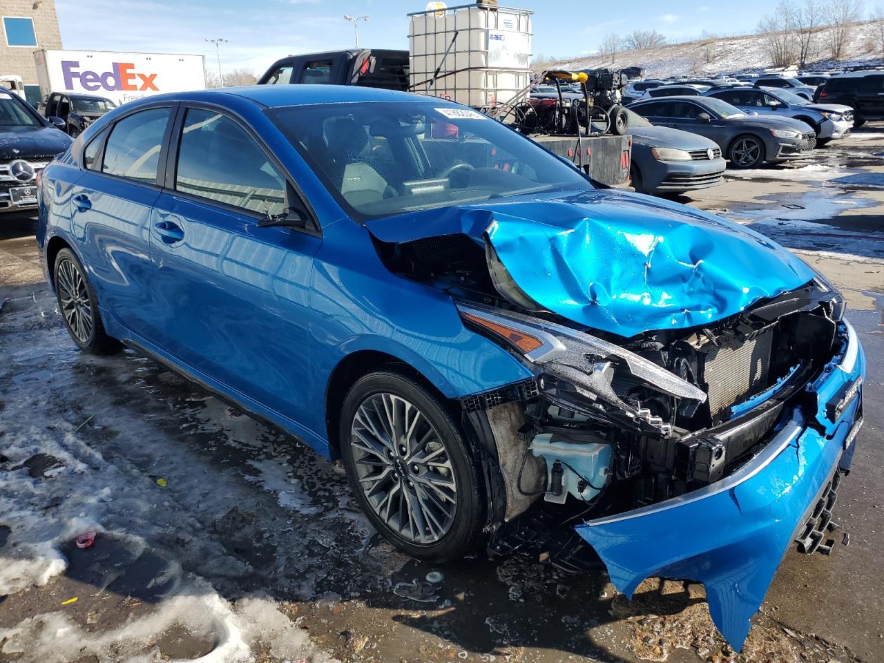 2023 KIA Forte VIN 3KPF54AD8PE625221 Copart auction photo, front end damage thumbnail 4