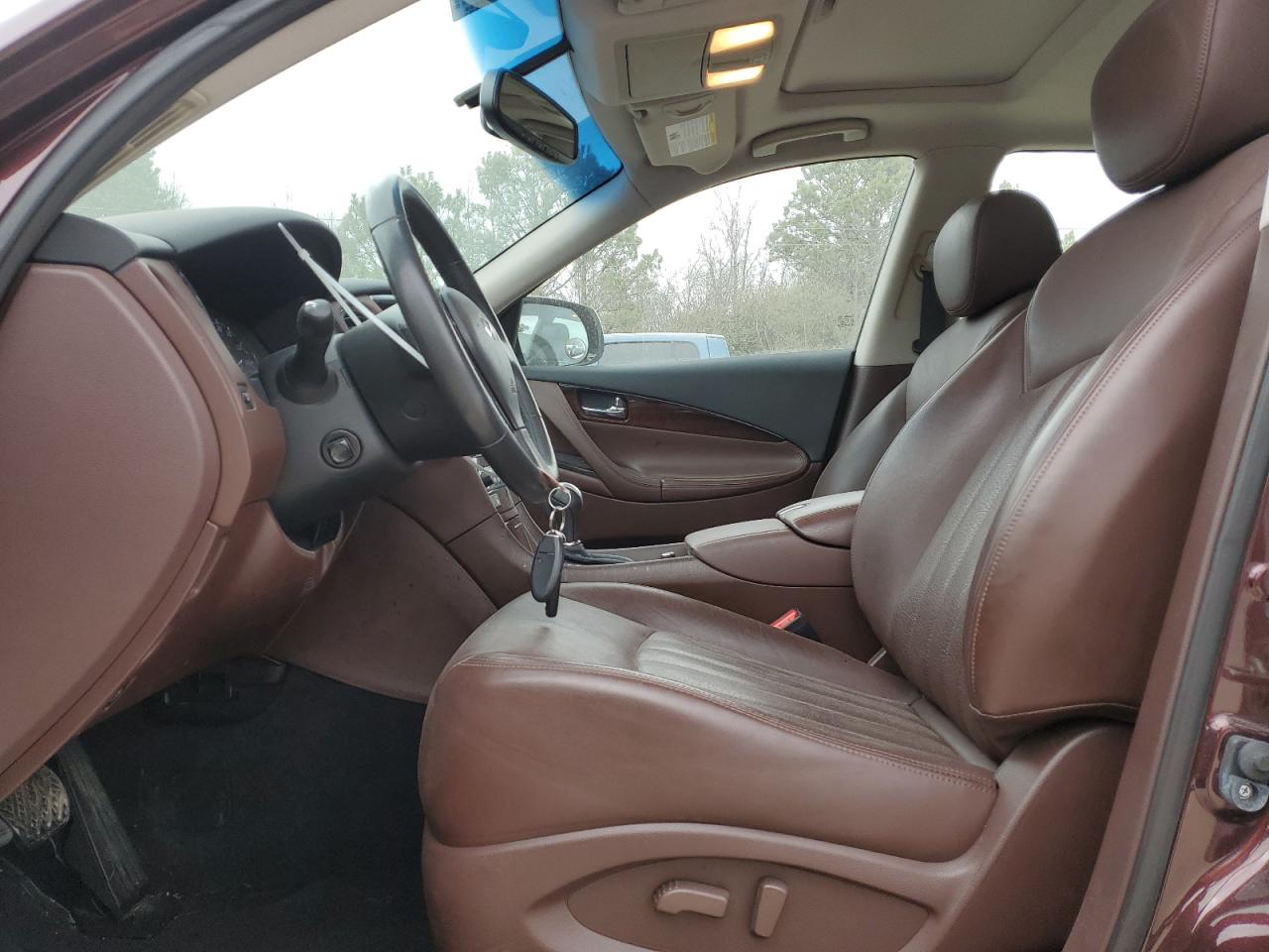 2017 Infiniti QX50 VIN JN1BJ0RR8HM413623 Copart auction photo, front end / rear end damage thumbnail 7
