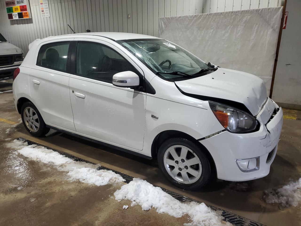 2015 Mitsubishi Mirage VIN ML32A4HJ6FH057214 Copart auction photo, front end damage thumbnail 4