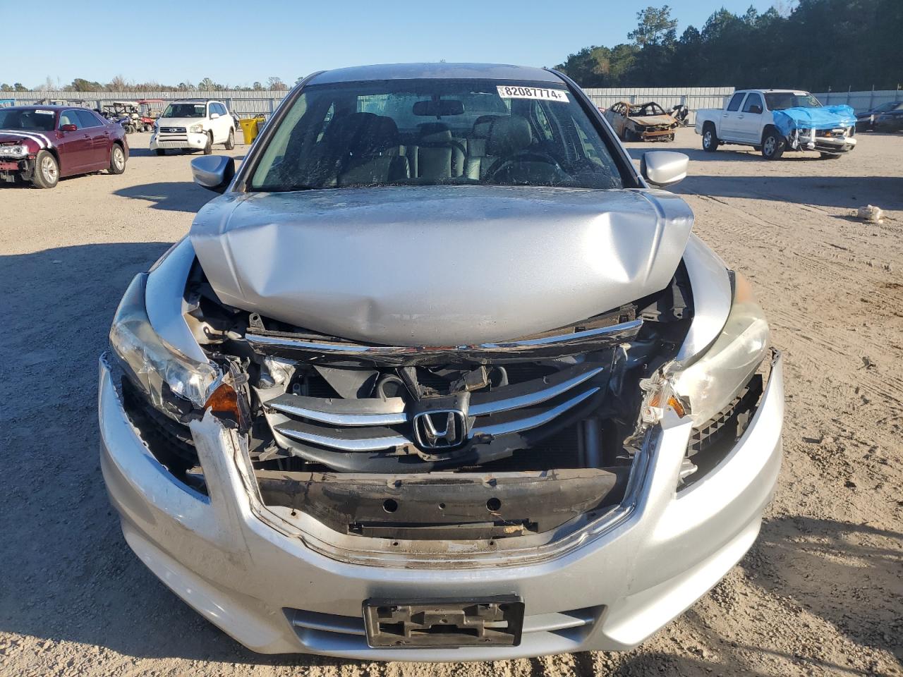 2012 Honda Accord VIN 1HGCP2F69CA142105 Copart auction photo, front end damage thumbnail 5