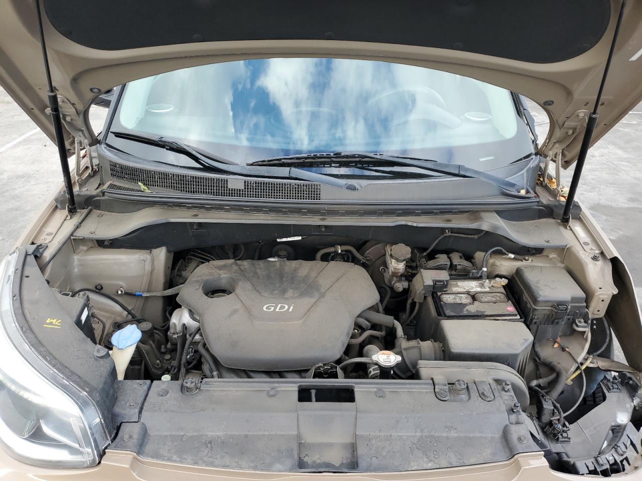 2016 KIA Soul VIN KNDJN2A26G7318952 Copart auction photo, side / front end damage thumbnail 10