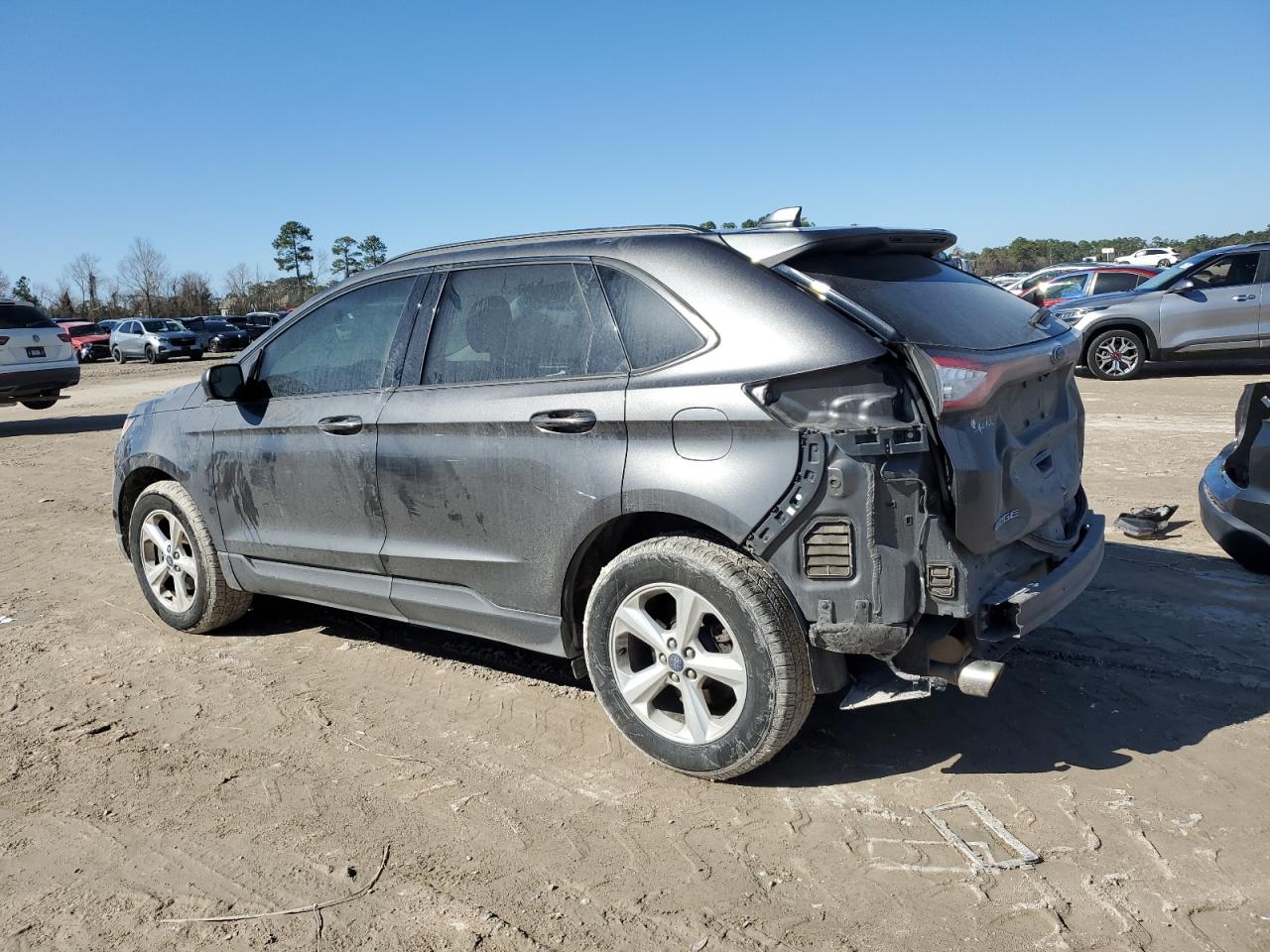 2015 Ford Edge VIN 2FMTK3G95FBB45048 Copart auction photo, rear end / minor dent/scratches damage thumbnail 2