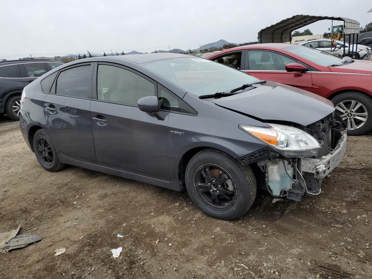 2015 Toyota Prius VIN JTDKN3DU3F1910818 Copart auction photo, front end damage thumbnail 4