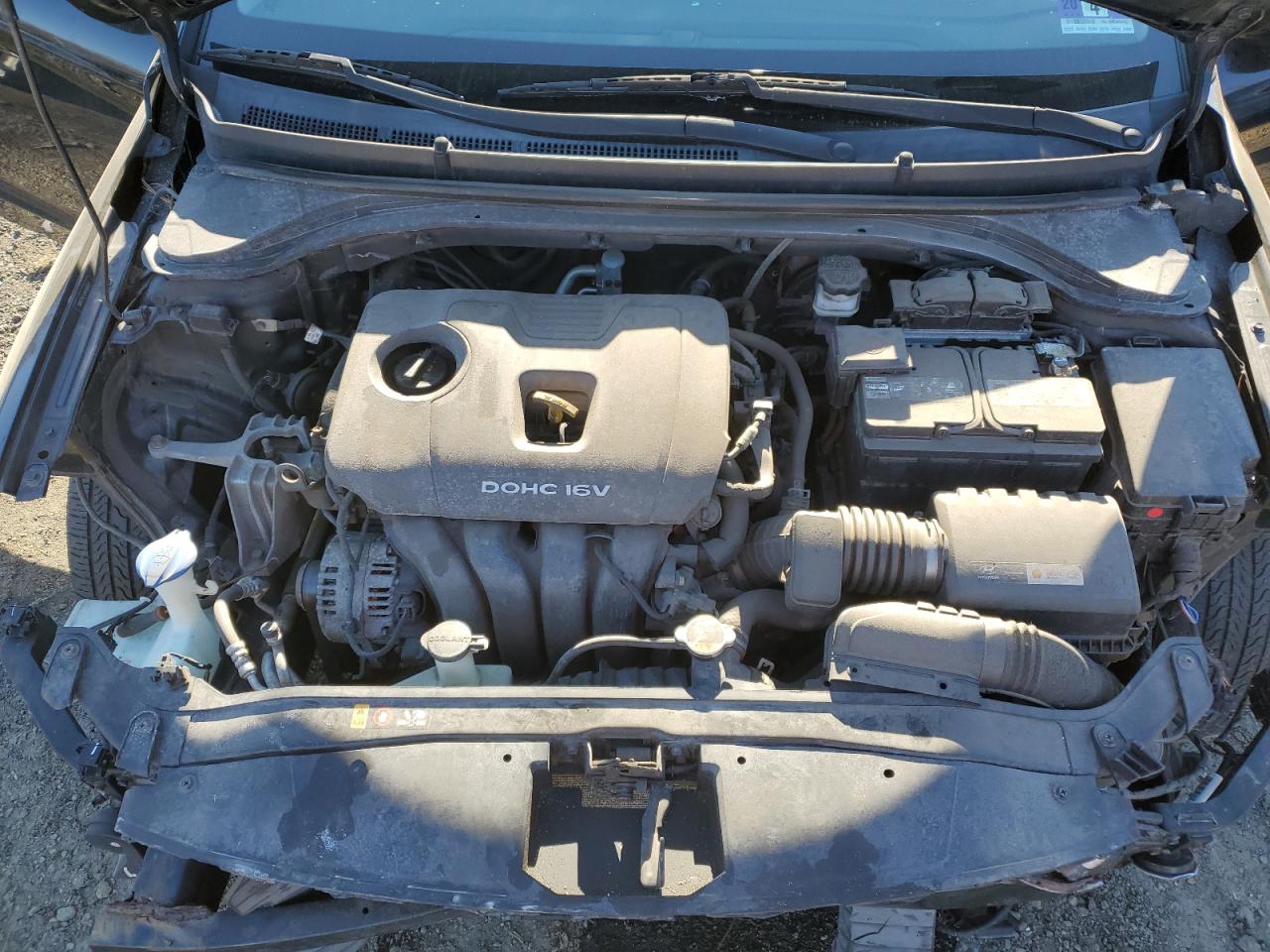 2017 Hyundai Elantra VIN 5NPD74LFXHH066607 Copart auction photo, all over / mechanical damage thumbnail 11