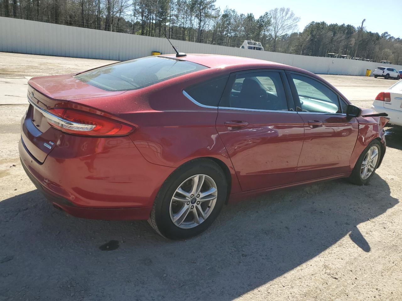 2018 Ford Fusion VIN 3FA6P0HD1JR180500 Copart auction photo, front end damage thumbnail 3