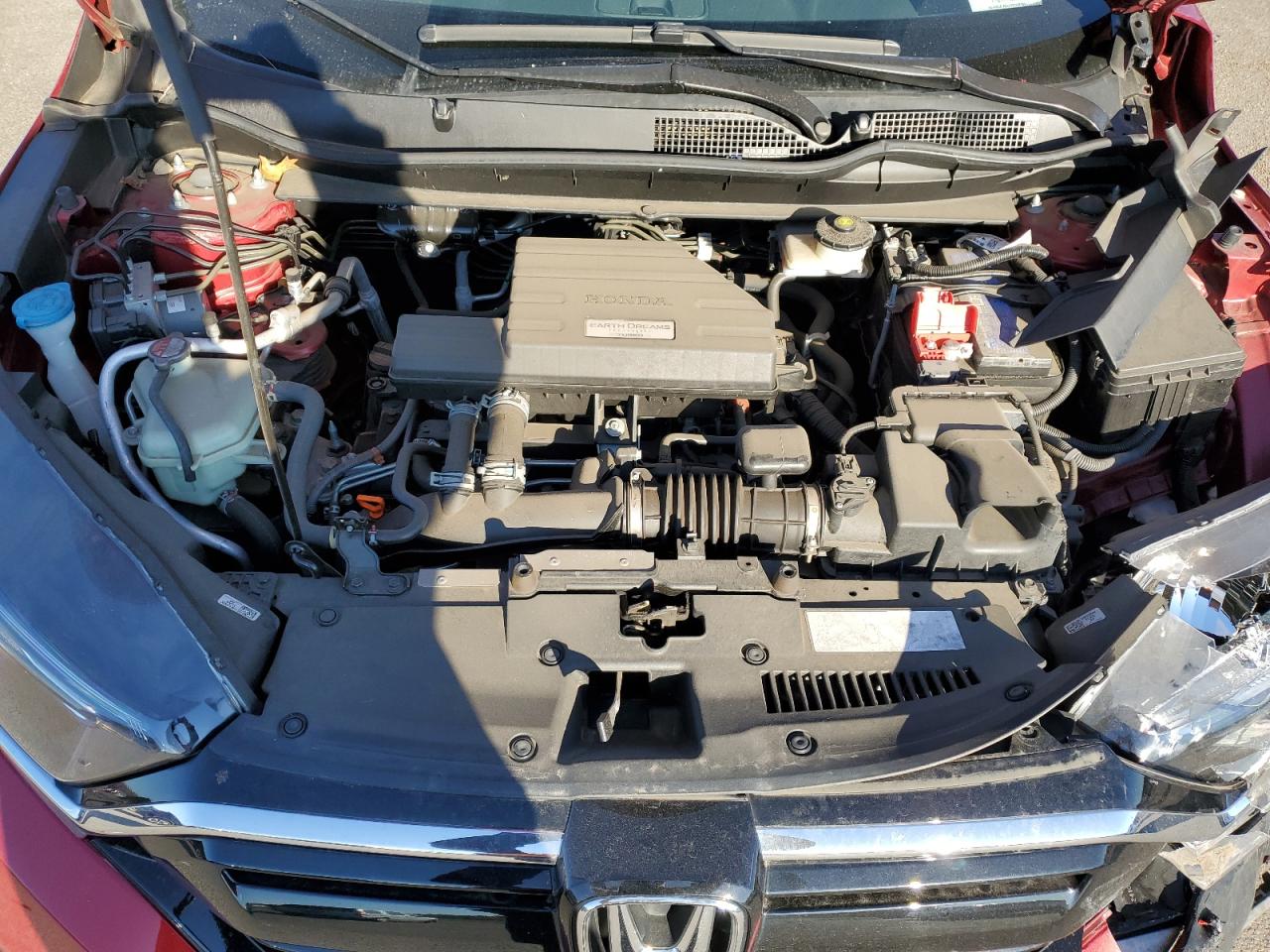 2021 Honda CR-V VIN 2HKRW2H57MH605983 Copart auction photo, front end / rear end damage thumbnail 12