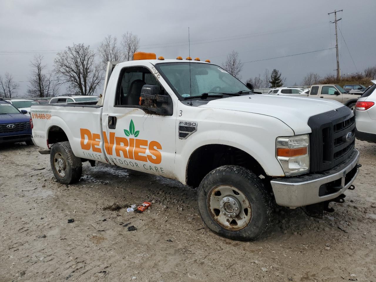 2009 Ford F350 VIN 1FTWF31569EA37042 Copart auction photo, all over damage thumbnail 4